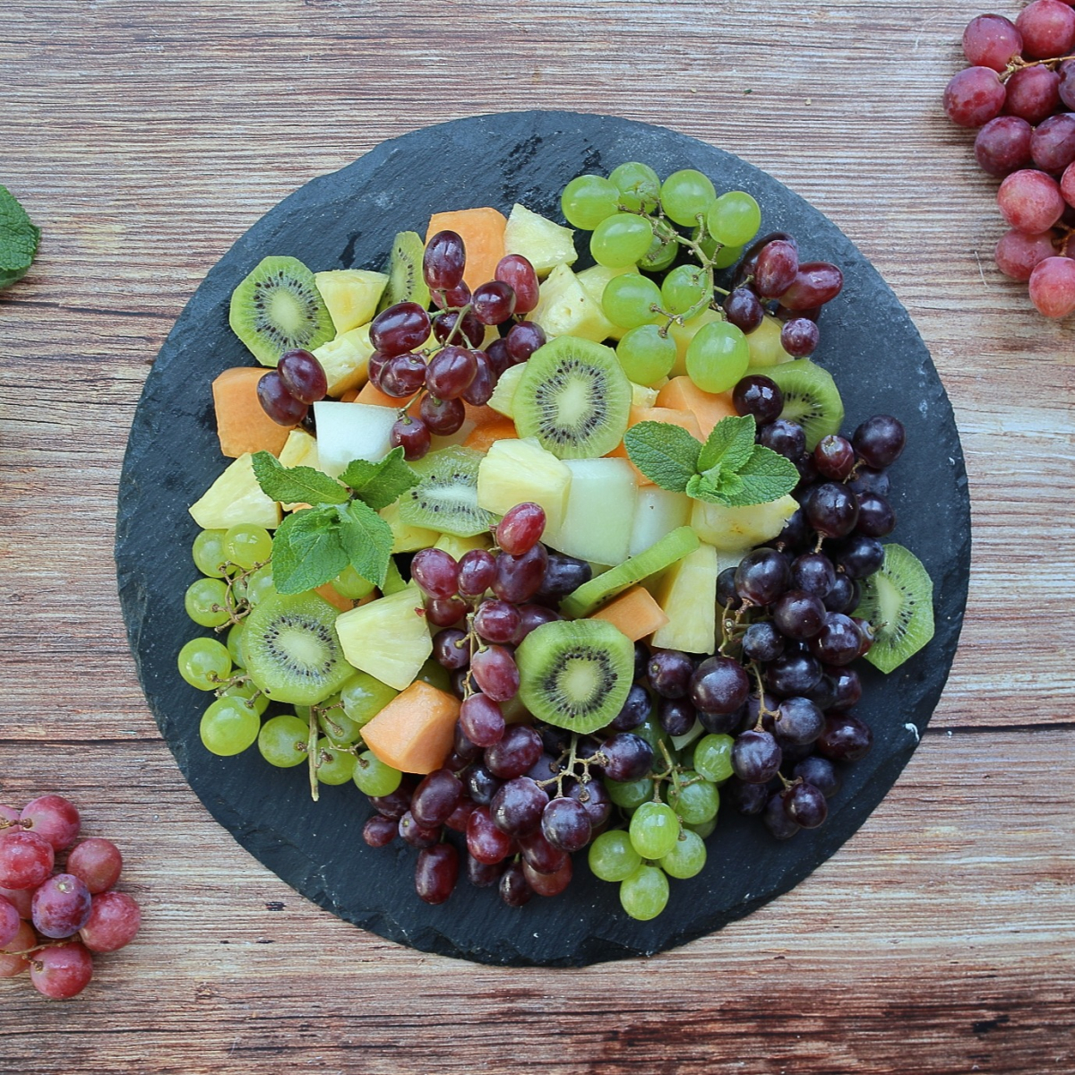 Gemischte Obstplatte